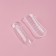 Upper forms for building in a container, C-bend, 120 pcs, transparent color