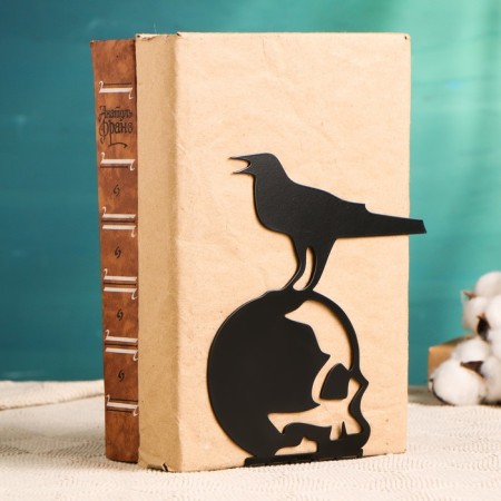 Holder-stand for the books "Raven on the Skull", black, 1pc