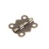 Iron loop, 20x18x0.3 mm, bronze color, 100 pcs
