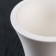 A pot with a liner d = 15, h = 13 "City", white color