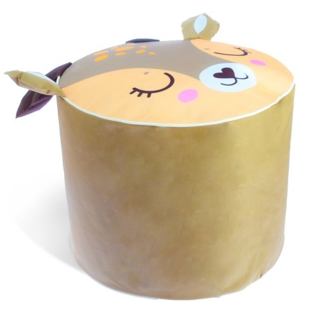 Soft toy-Pufic "Deer", 40 × 40 cm, brown color-2