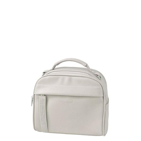 Bag Women's claim. Kozh, lightning, gray color
