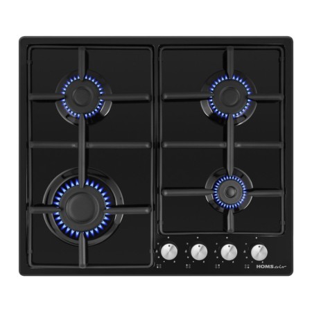 Honing panel Homsair Hge643gbk, gas, 4 burners, black