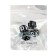 Astrological cubes for fortune telling "Time of the game", 3 pcs, blue