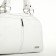 Women's bag with lightning, white color