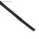 Shoe shoes, round, d = 3 mm, 90 cm, packing 25 pcs, black color