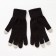 Male gloves, black color, size 22