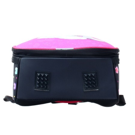 School backpack 38 x 30 x 16 cm, ergonomic back, Stavia "White Dog" multicolor/pink-6