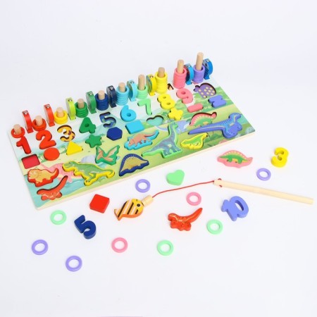 Logic center 5 in 1 "dinosaurs" 40 × 18 × 7 cm-1
