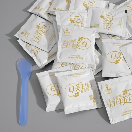 Collagen mask for faces from seaweed seeds (large grains) 15 grams-2