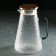 Magistro Sarah Glass Set for Drinks, 5 objects: Bench 1.75 l, 4 circles 300 ml