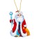 New Year's wooden pendant "New Year! Santa Claus"
