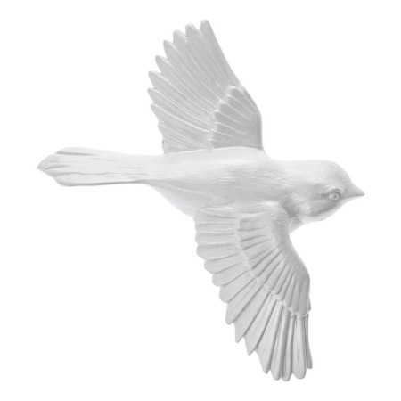 Decoration wall -mounted, gypsum panel "birds", 5 pcs, silver-4