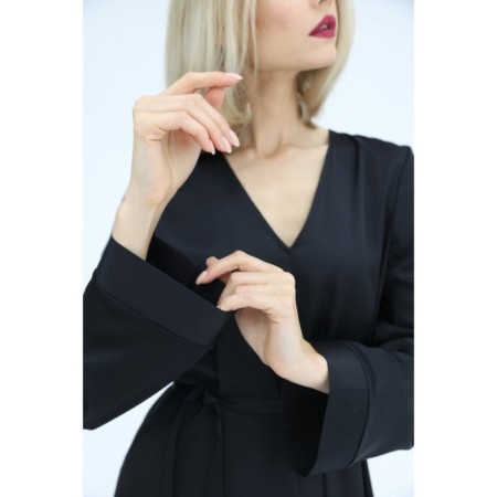 Silk dress of a free silhouette, size 48-3