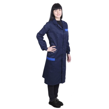 Working robe, female, p. 48-50, height 170-176 cm, blue color-1