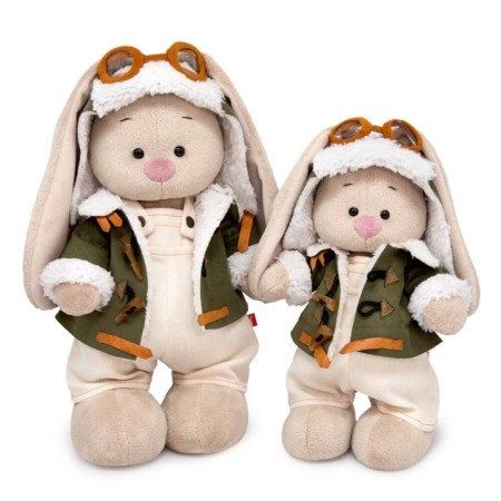Soft toy "Bunny mi in a pilot jacket", 25 cm-7