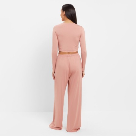 Female set (longshit, trousers) minku: Home Collection Dark Beige Color, Size 48-2