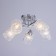 Ceiling chandelier "Amis" E27 5x40W chrome 52x52x22cm