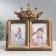 Photo frame Plastic in 2 photos 10x15 cm "Crown" Dark Gold 30x28 cm