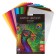 Cardboard of color A4, 20 sheets, 20 colors, magical (gold+silver) Calligrata top, coated 200 g/m2, in the folder in the folder