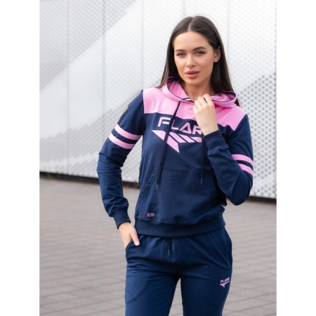 Female -ISEE sports suit, size 44, blue color, pink-10