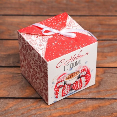 Folding box "Congratulation" 12 x 12 x 12 cm-1