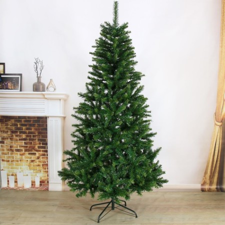 Fibrooptic Christmas tree "Exclusive" Green Classic, 180 cm D of the lower tier 105 cm 646 branches-1