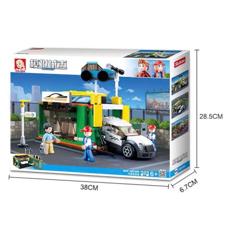 Designer city "Conveyor car wash", 323 details-4