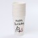 A one -time paper glass "Happy Birthday" man 400 ml