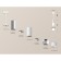 A set of suspended lamp with additional backlight Ambrella Light, Techno, XP1104010, GU5.3, Polled silver color, white sand