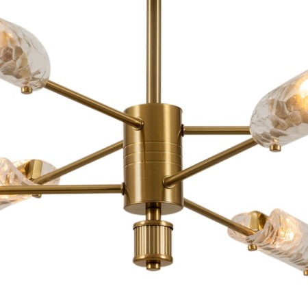 Freya FR5420CL-06BS BARET, 880x880x330 mm ceiling lamp, G9, 6x30W, brass color-3