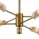 Freya FR5420CL-06BS BARET, 880x880x330 mm ceiling lamp, G9, 6x30W, brass color