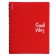 Folder 30 inserts on spirals, A4, 600 μm, Erichkrause "Classic Words", texture "Sand", red, mix