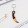 Key keychain "Cerambit", fire, 2.5 x 7 cm