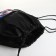 Bag for shoes on the lace, black color