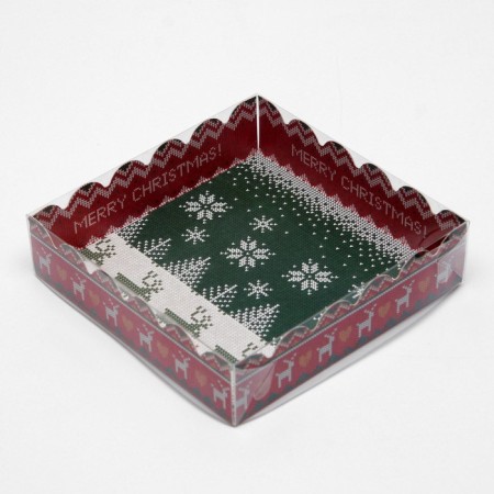 Box for cookies "Scandinavia", 12 x 12 x 3 cm, 1 pc.-8