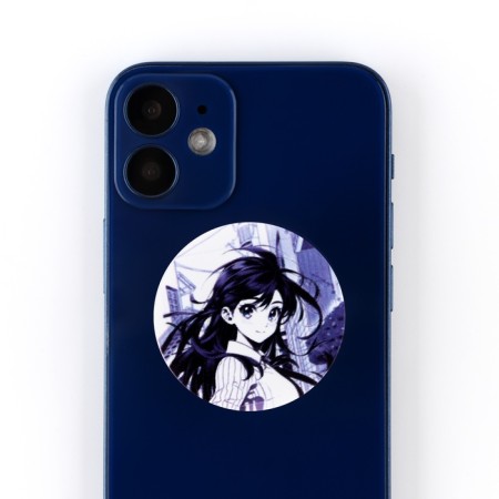 Popskota "anime" girl, 4 × 4 cm-1