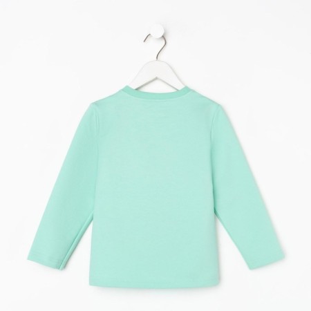 Sweatshirt for girl KAFTAN "Basic Line" size 32 (110-116), mint color-10