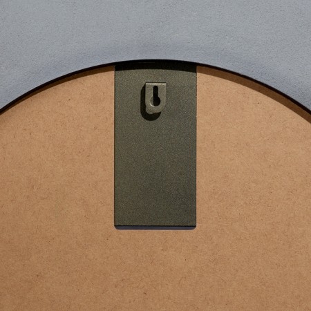 Wall mirror in a round case made of metal, d = 50, black-3