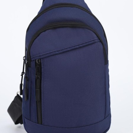 Squint bag ZFTS, textiles, blue color-3