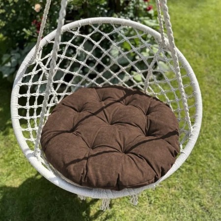 Pillow for swing "Tina", diameter 60 cm, color wenge-1