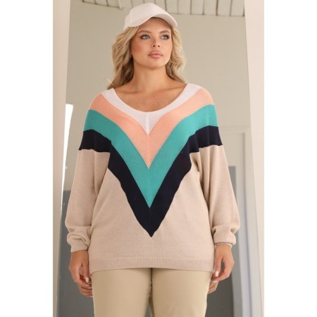 Female pool Wisell, size 54, beige color-1