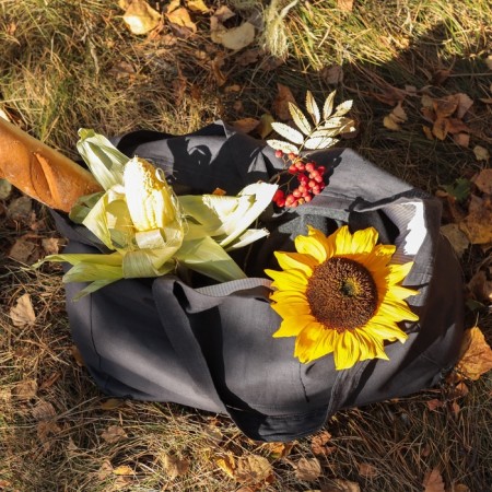 Bag from flax Bilateral SL Home "Linear Bag" 67x35cm, 50%of lons, 50%HL, 180g/m2-4