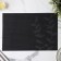 Serving napkin on the table "Rostock", 45 × 30 cm, black color