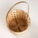A set of baskets of 3 pcs, d21x10xh36cm, natural, bamboo