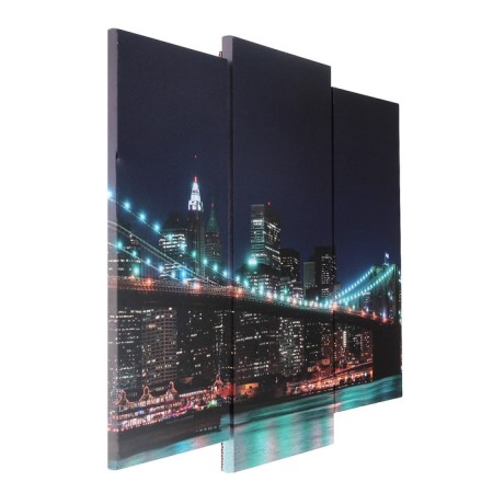 Modular picture "Night Bridge" (2-25x52; 1-30x60) 60x80 cm-1