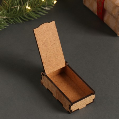 New Year's box "Snake and snowflakes" 7x4x2 cm-1