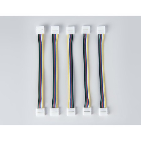 Detament bilateral connector for LED tape 5050 12/24V (6 contact) 150 mm GS7851, 5 pcs-2