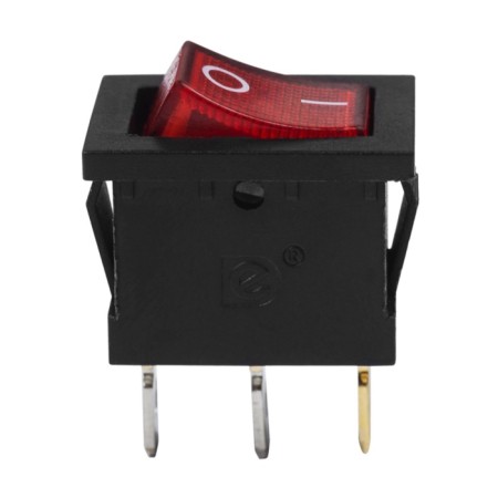 Klavim 24V 15A (3C) on-off switch Red with mini rexant backlight-2