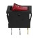 Klavim 24V 15A (3C) on-off switch Red with mini rexant backlight